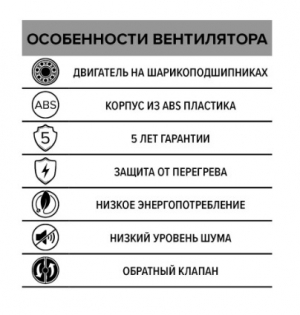 Вентилятор накладной ERA DiCiTi SILENT 4C Gold d100