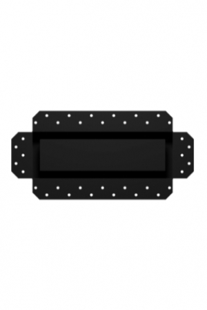 Решетка вентиляционная SGR 300х100 окраш. сталь Matt black ERA